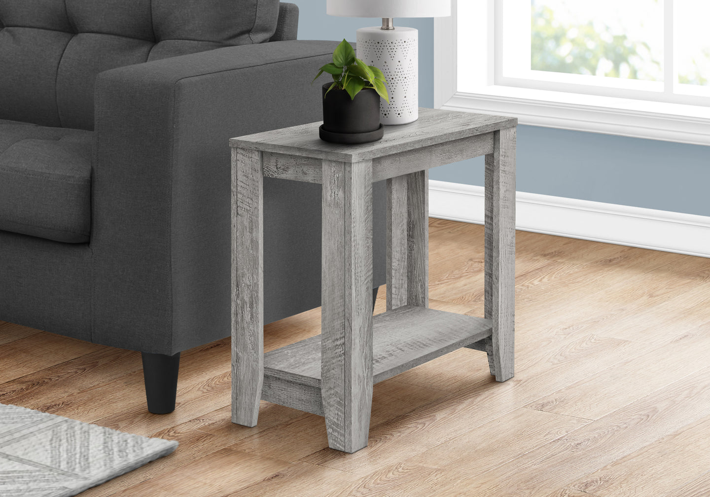 I 3380 Accent Table - 22"H / Industrial Grey - Furniture Depot (7881114386680)