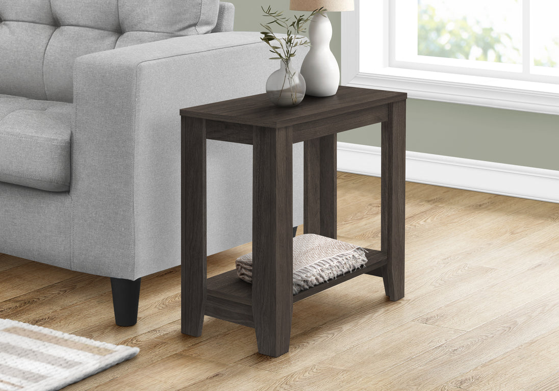 I 3388 Accent Table - 22"H / Brown Oak - Furniture Depot (7881114452216)