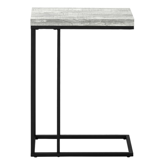 I 3404 Accent Table - Grey Reclaimed Wood-Look / Black Metal - Furniture Depot (7881114878200)