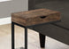 I 3406 Accent Table - Brown Reclaimed Wood-Look / Black / Drawer - Furniture Depot (7881114943736)