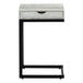 I 3407 Accent Table - Grey Reclaimed Wood-Look / Black / Drawer - Furniture Depot (7881114976504)