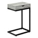 I 3407 Accent Table - Grey Reclaimed Wood-Look / Black / Drawer - Furniture Depot (7881114976504)