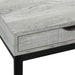 I 3407 Accent Table - Grey Reclaimed Wood-Look / Black / Drawer - Furniture Depot (7881114976504)