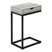 I 3407 Accent Table - Grey Reclaimed Wood-Look / Black / Drawer - Furniture Depot (7881114976504)