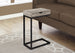 I 3408 Accent Table - Taupe Reclaimed Wood-Look / Black / Drawer - Furniture Depot