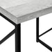 I 3414 Nesting Table - 2pcs Set / Grey Reclaimed Wood / Black - Furniture Depot (7881115205880)