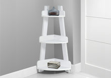 Load image into Gallery viewer, I 3438 Bathroom Accent - 34&quot;H / White Corner Etagere - Furniture Depot (7881115402488)