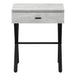 I 3451 Accent Table - 24"H / Grey Reclaimed Wood / Black Metal - Furniture Depot