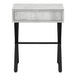 I 3451 Accent Table - 24"H / Grey Reclaimed Wood / Black Metal - Furniture Depot