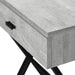 I 3451 Accent Table - 24"H / Grey Reclaimed Wood / Black Metal - Furniture Depot