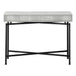 I 3454 Accent Table - 42"L / Grey Reclaimed Wood / Black Console - Furniture Depot