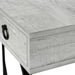 I 3454 Accent Table - 42"L / Grey Reclaimed Wood / Black Console - Furniture Depot