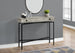 I 3454 Accent Table - 42"L / Grey Reclaimed Wood / Black Console - Furniture Depot