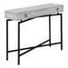 I 3454 Accent Table - 42"L / Grey Reclaimed Wood / Black Console - Furniture Depot