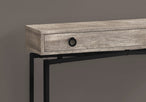 I 3455 Accent Table - 42"L / Taupe Reclaimed Wood/ Black Console - Furniture Depot (7881115926776)