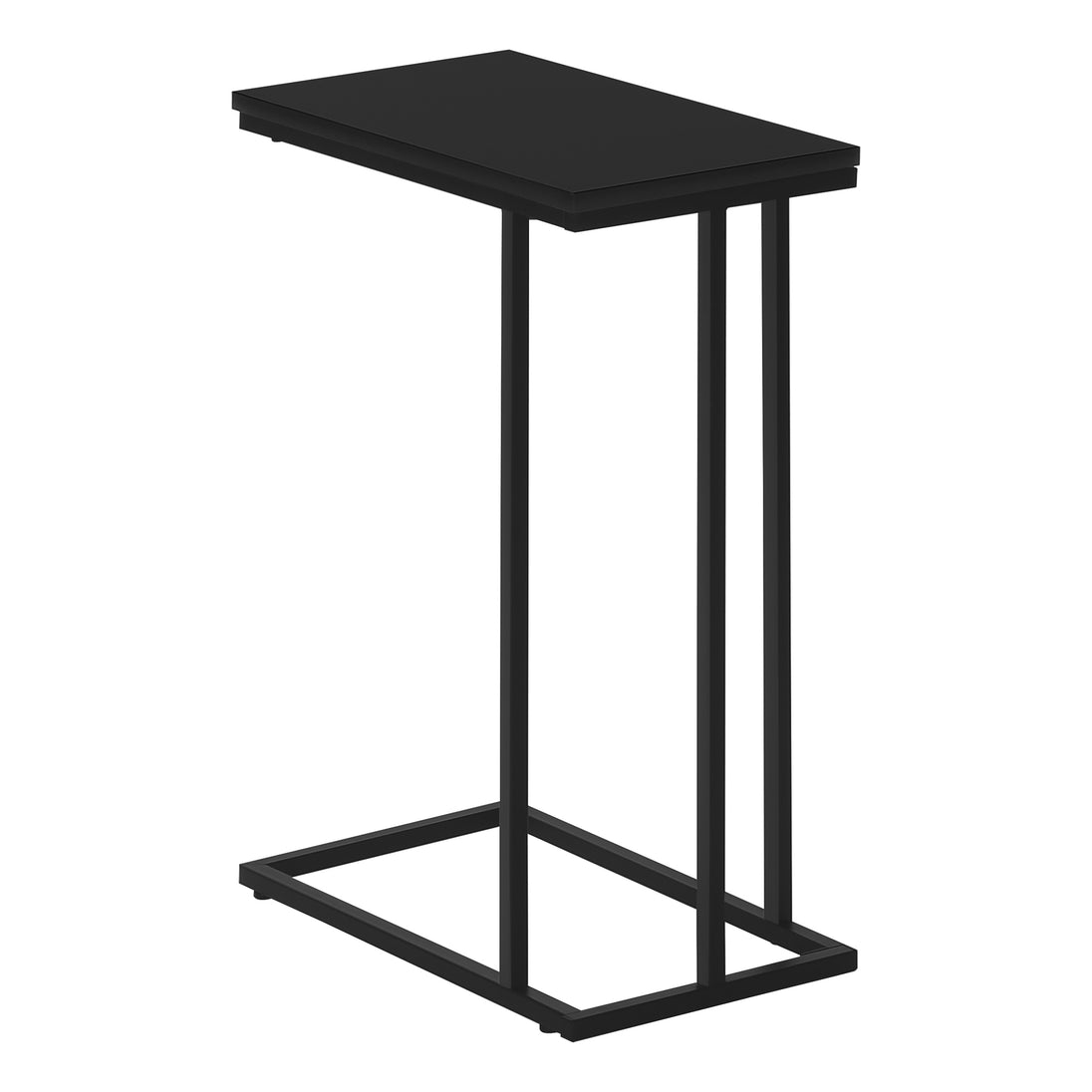 I 3467 Accent Table - 25"H / Black / Black Metal - Furniture Depot (7881116090616)