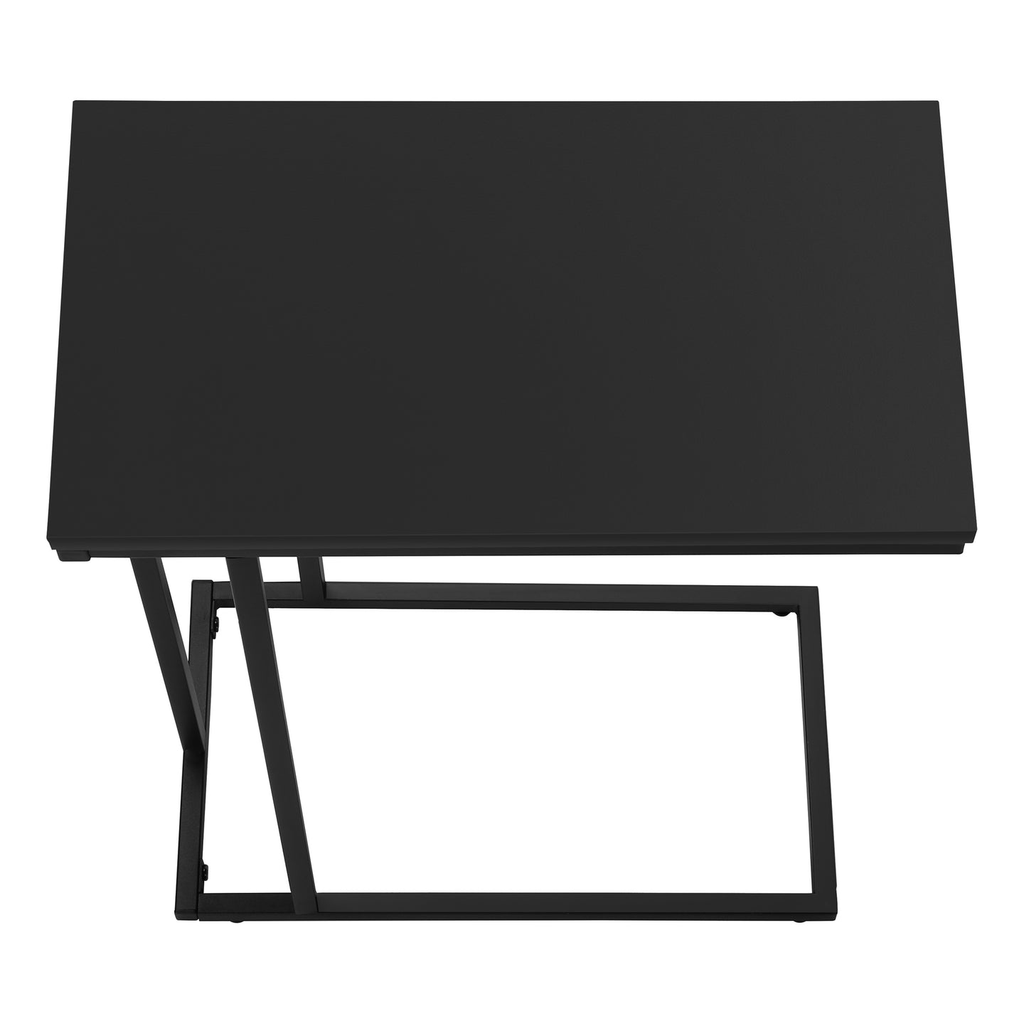 I 3467 Accent Table - 25"H / Black / Black Metal - Furniture Depot (7881116090616)