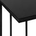 I 3467 Accent Table - 25"H / Black / Black Metal - Furniture Depot (7881116090616)