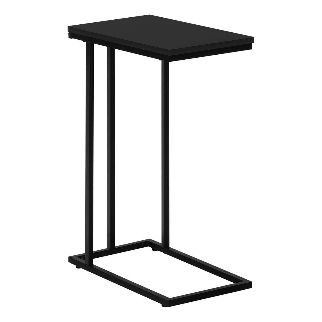 I 3467 Accent Table - 25"H / Black / Black Metal - Furniture Depot (7881116090616)