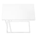 I 3468 Accent Table - 25"H /White / White Metal - Furniture Depot (7881116123384)