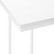 I 3468 Accent Table - 25"H /White / White Metal - Furniture Depot (7881116123384)