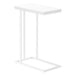 I 3468 Accent Table - 25"H /White / White Metal - Furniture Depot (7881116123384)