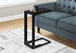 I 3477 Accent Table - 25"H / Black / Black Metal - Furniture Depot (7881116352760)