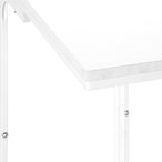 I 3478 Accent Table - 25"H /White / White Metal - Furniture Depot