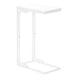 I 3478 Accent Table - 25"H /White / White Metal - Furniture Depot