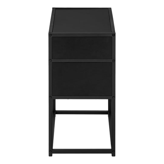 I 3505 Accent Table - 22"H / Black / Black Metal - Furniture Depot (7881116844280)