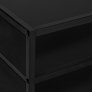 I 3505 Accent Table - 22"H / Black / Black Metal - Furniture Depot (7881116844280)