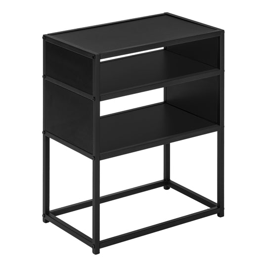 I 3505 Accent Table - 22"H / Black / Black Metal - Furniture Depot (7881116844280)