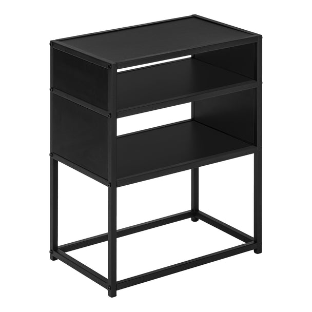 I 3505 Accent Table - 22"H / Black / Black Metal - Furniture Depot (7881116844280)