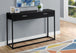 I 3512 Accent Table - 48"L / Black / Black Metal Hall Console - Furniture Depot (7881117106424)