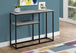 I 3514 Accent Table - 42"L / Grey / Black Metal Hall Console - Furniture Depot (7881117139192)