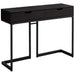 I 3517 Accent Table - 42"L / Espresso / Black Hall Console - Furniture Depot (7881117171960)