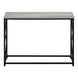 I 3532 Accent Table - 44"L / Grey / Black Metal Hall Console - Furniture Depot (7881117368568)