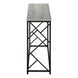 I 3532 Accent Table - 44"L / Grey / Black Metal Hall Console - Furniture Depot (7881117368568)