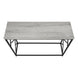 I 3532 Accent Table - 44"L / Grey / Black Metal Hall Console - Furniture Depot (7881117368568)