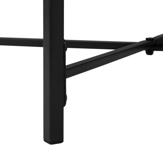 I 3542 Accent Table - 22"H / Black / Black Metal - Furniture Depot (7881117630712)