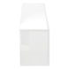 I 3548 Tv Stand - 63"L / High Glossy White With Tempered Glass - Furniture Depot