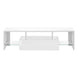 I 3548 Tv Stand - 63"L / High Glossy White With Tempered Glass - Furniture Depot