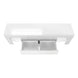 I 3548 Tv Stand - 63"L / High Glossy White With Tempered Glass - Furniture Depot