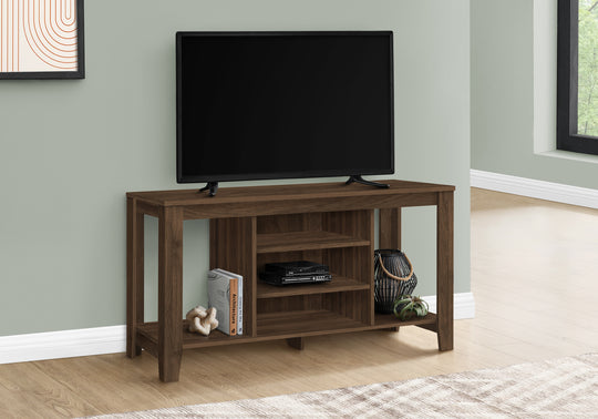 I 3566 Tv Stand - 48"L / Dark Walnut - Furniture Depot (7881117925624)