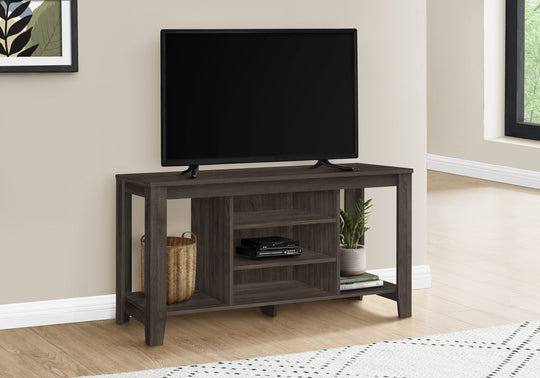 I 3567 Tv Stand - 48"L / Brown Oak - Furniture Depot (7881117958392)