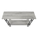 I 3576 Accent Table - 48"L / Grey / Black Metal Hall Console - Furniture Depot (7881118122232)