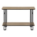 I 3577 Accent Table - 48"L / Taupe / Black Metal Hall Console - Furniture Depot