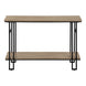 I 3577 Accent Table - 48"L / Taupe / Black Metal Hall Console - Furniture Depot