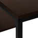 I 3582 Accent Table - 48"L / Espresso / Black Metal Hall Console - Furniture Depot (7881118712056)