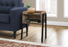 Load image into Gallery viewer, I 3583 Accent Table - 23&quot;H / Brown Reclaimed-Look / Black Metal - Furniture Depot (7881118875896)